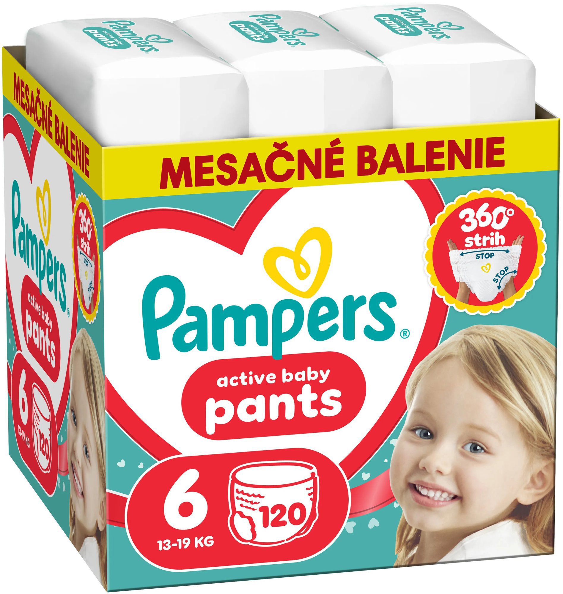 PAMPERS Pants veľ. 6 (120 ks)