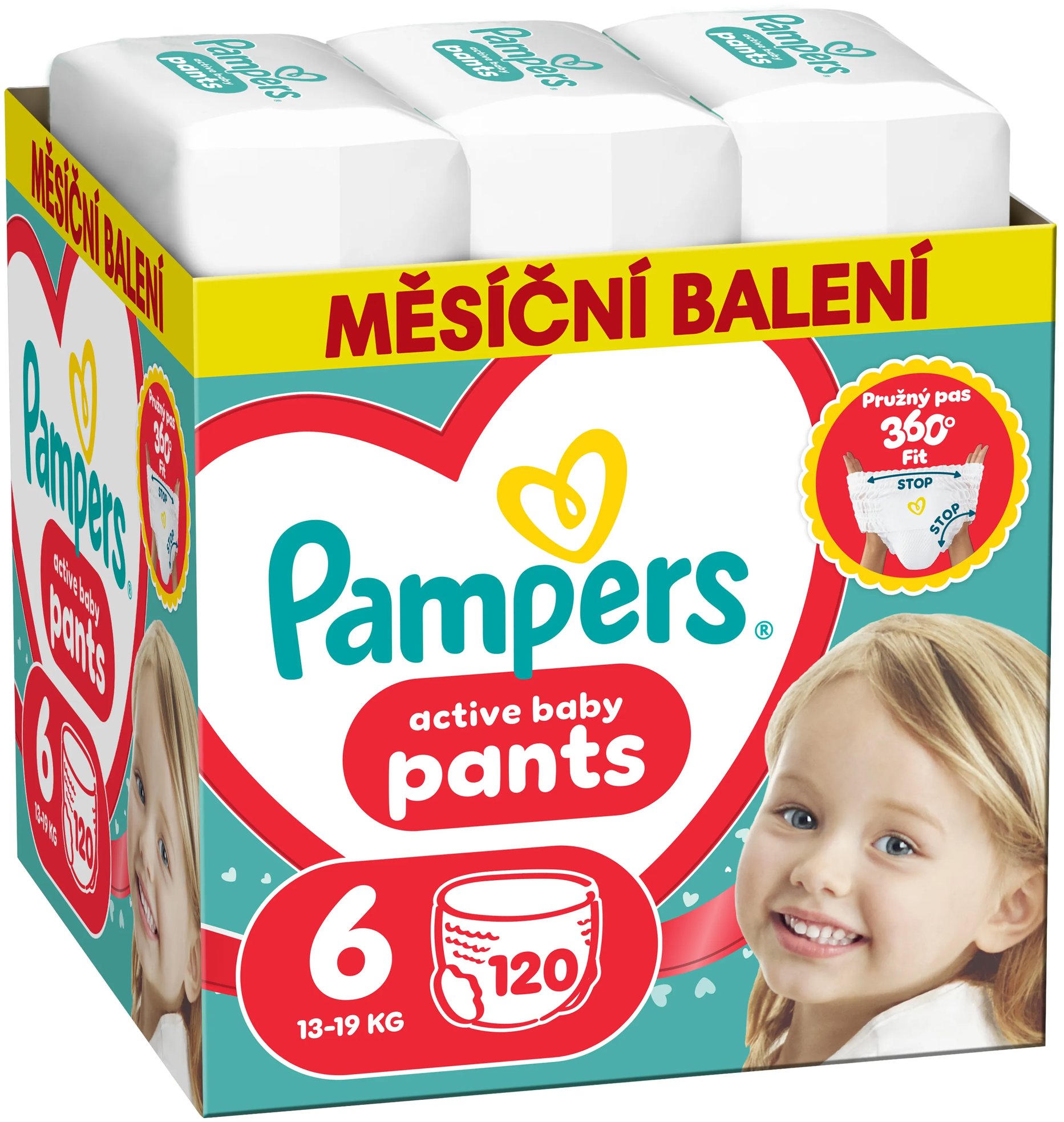 PAMPERS Pants veľ. 6 (120 ks)