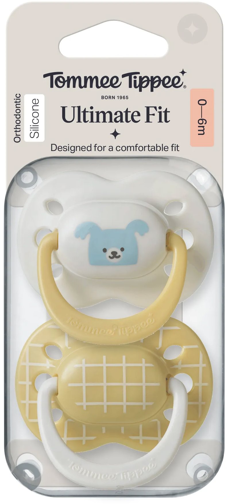 Tommee Tippee Ultimate Fit Deco Boy, 0 – 6 m, 2 ks