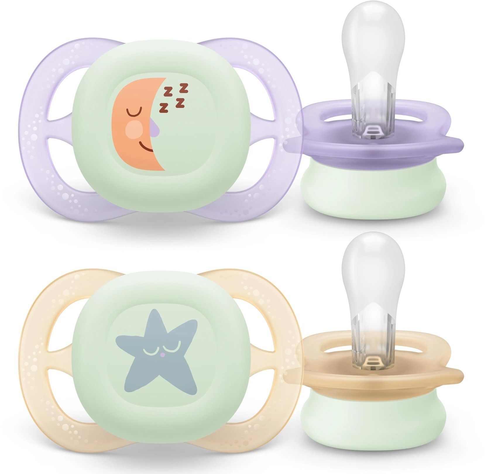 Philips AVENT SCF075/17 Ultrastart nočný 0 – 2m, dievča, 2 ks