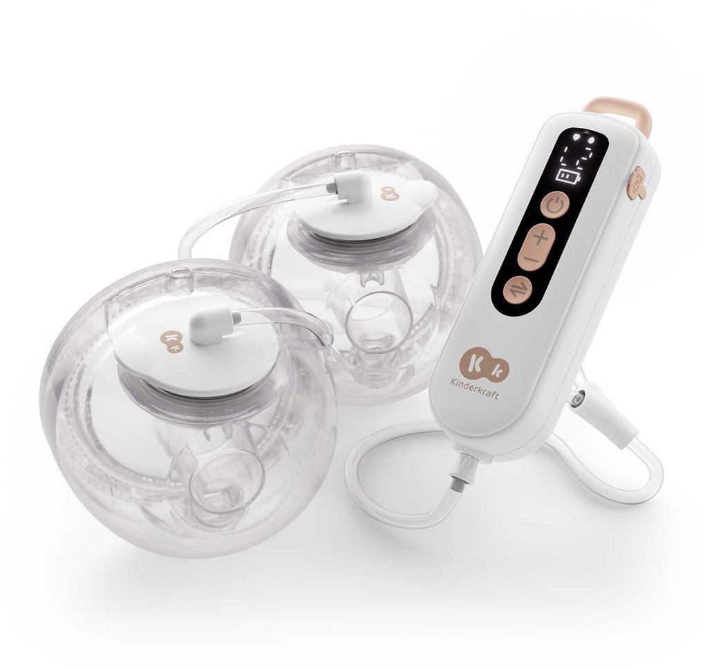 KINDERKRAFT Double Hands-Free Gentle Flow Gold