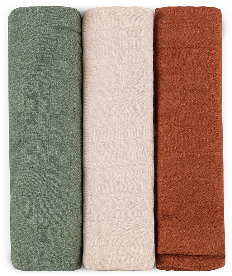 PETITE & MARS Moussy Earth Tones 68 × 68 cm, 3 ks