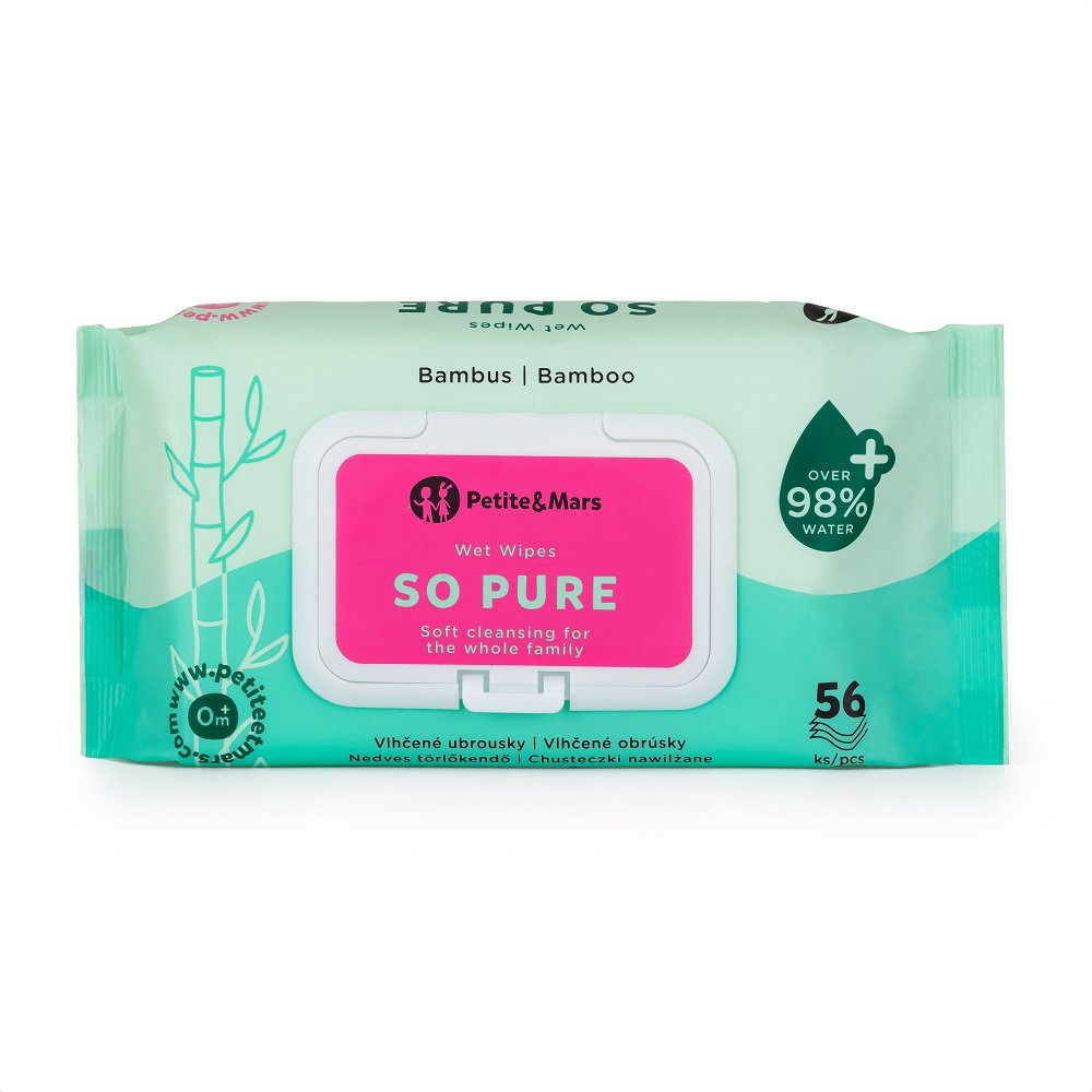 PETITE & MARS So Pure bambusové bioodbúrateľné 56 ks