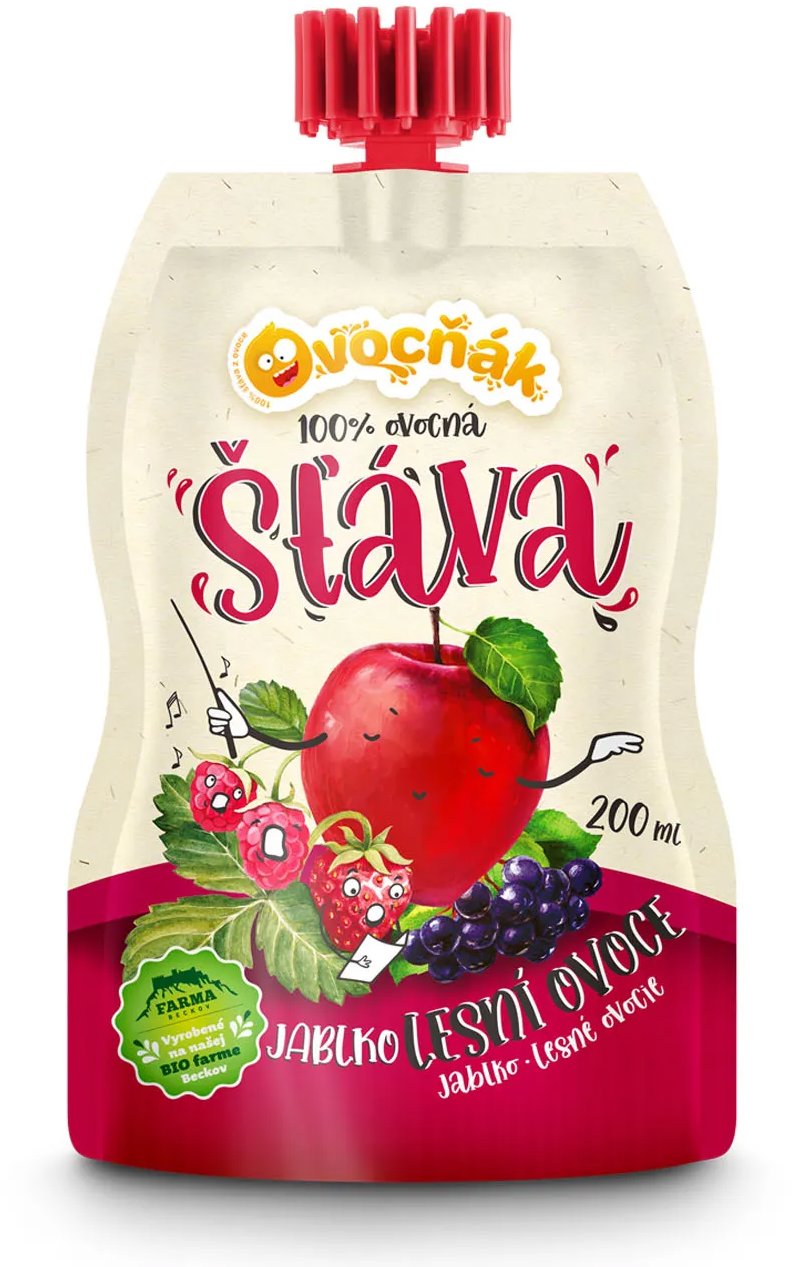 Ovocňák mušt jablko / lesné ovocie 200 ml