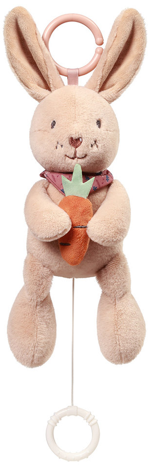 BabyOno hudební hračka na C-kroužku Rabbit Karo 0 m+
