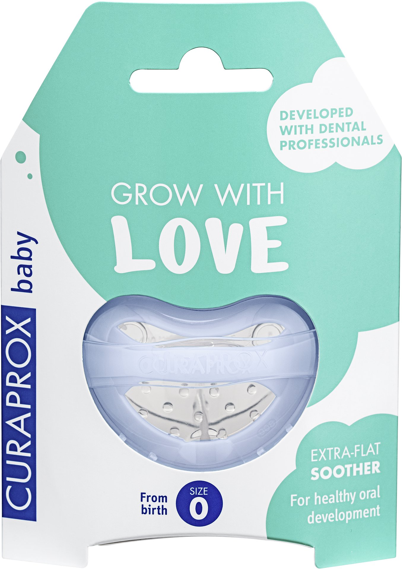 CURAPROX Baby, cumlík od narodenia veľ. 0, modrý