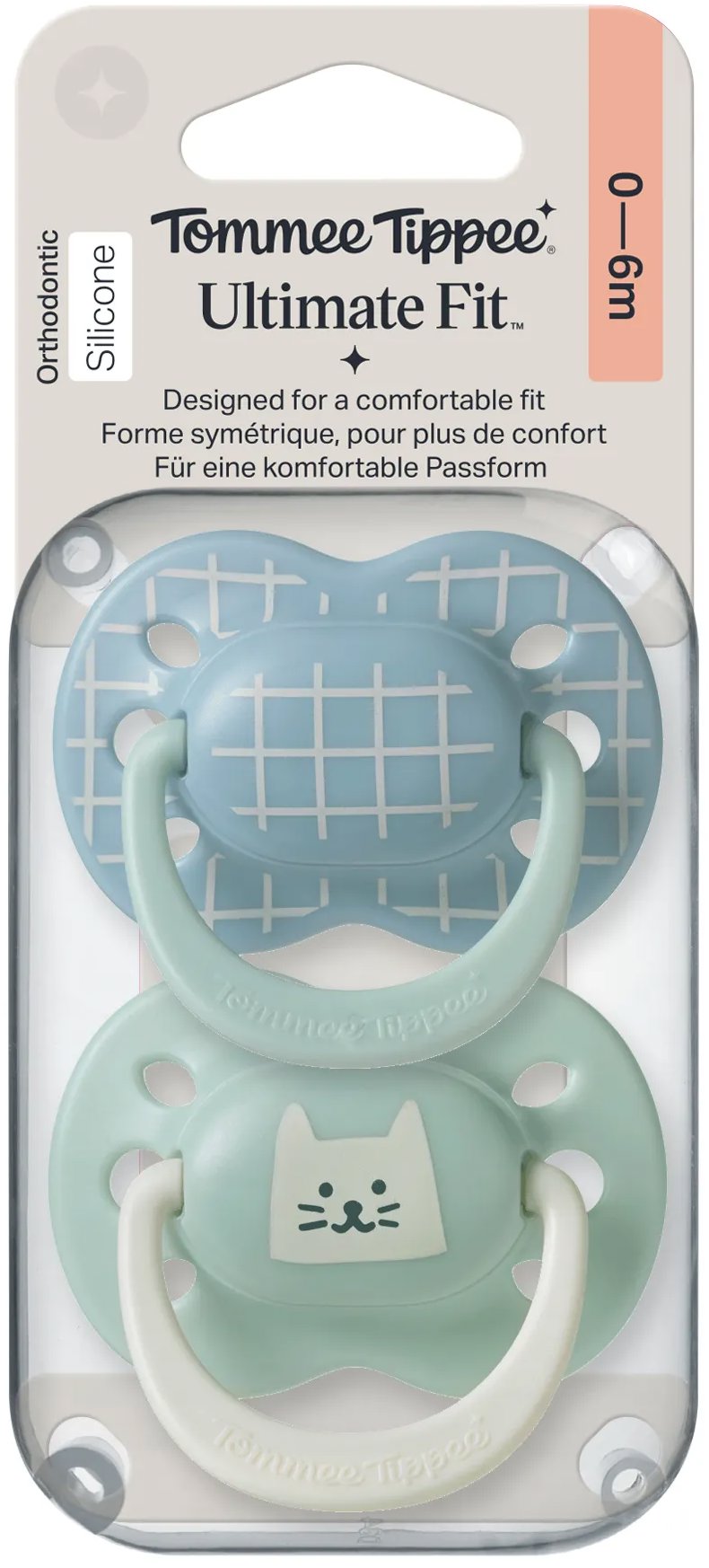 Tommee Tippee Ultimate Fit Boy, 0-6 m, 2 ks