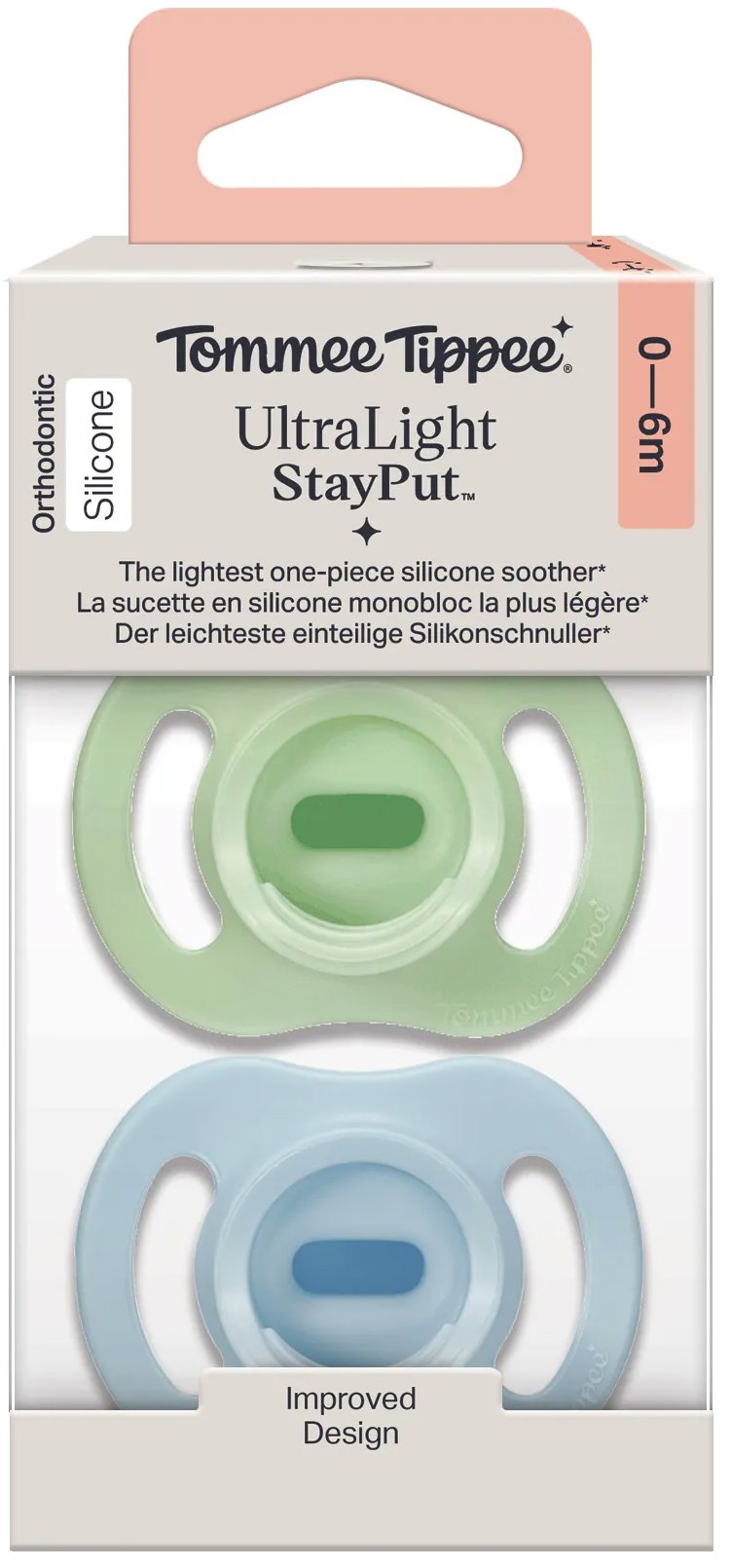 Tommee Tippee Ultra-Light Boy, 0-6 m, 2 ks