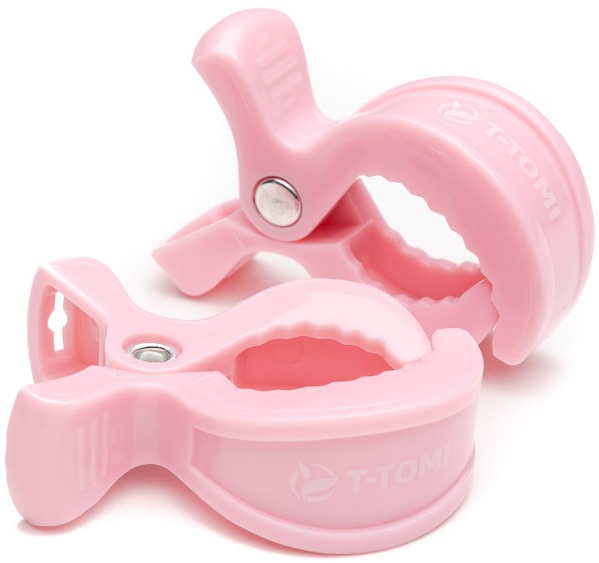 T-TOMI klips 2 ks, Pastel Pink