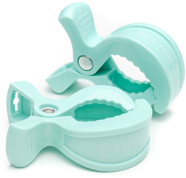 T-TOMI klips 2 ks, Pastel Mint