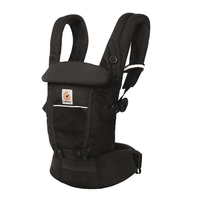 ERGOBABY Adapt nosič Soft Flex Mesh – Onyx Black