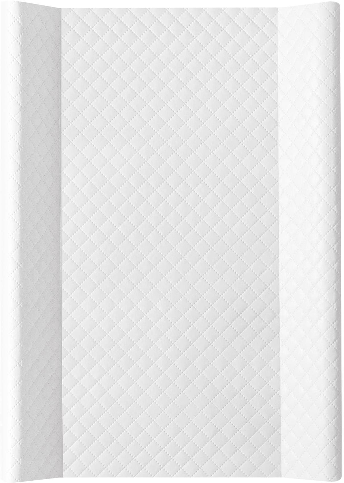 CEBA BABY Comfort Caro prebaľovacia podložka s pevnou doskou 50 × 70 cm, Biela