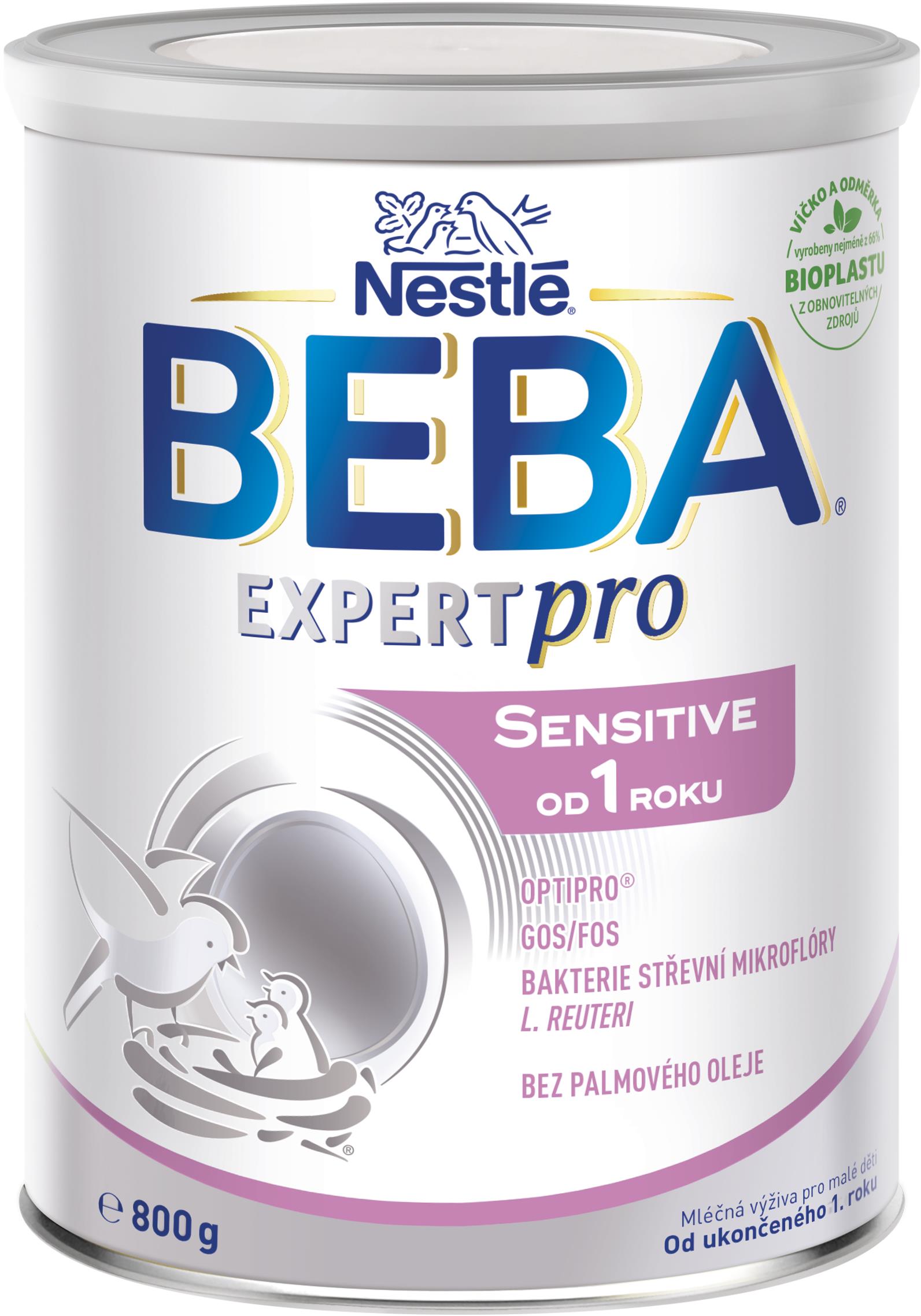 BEBA EXPERTpro SENSITIVE, mliečna výživa pre malé deti, od ukončeného 1. roku, 800 g