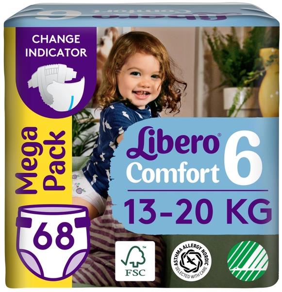 Libero Comfort 6 Mega Pack (68 ks) 13 – 20 kg