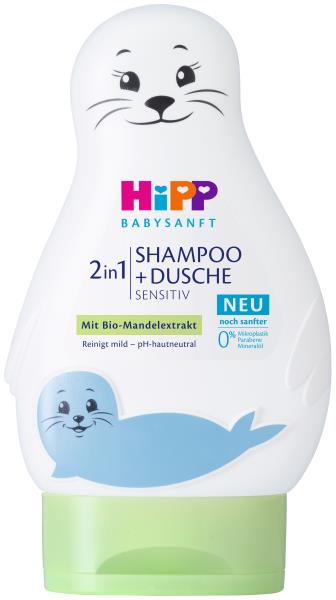 HiPP Babysanft šampón na vlasy aj telo (tuleň) 200 ml