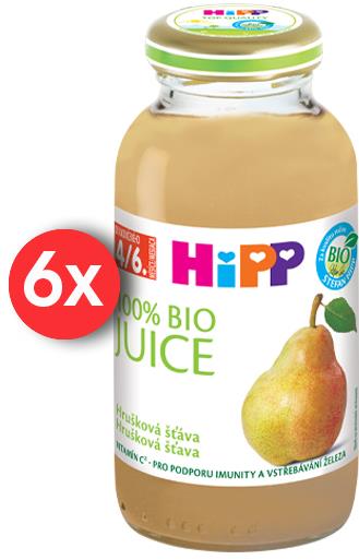 HiPP BIO Hrušková šťava 6× 200 ml