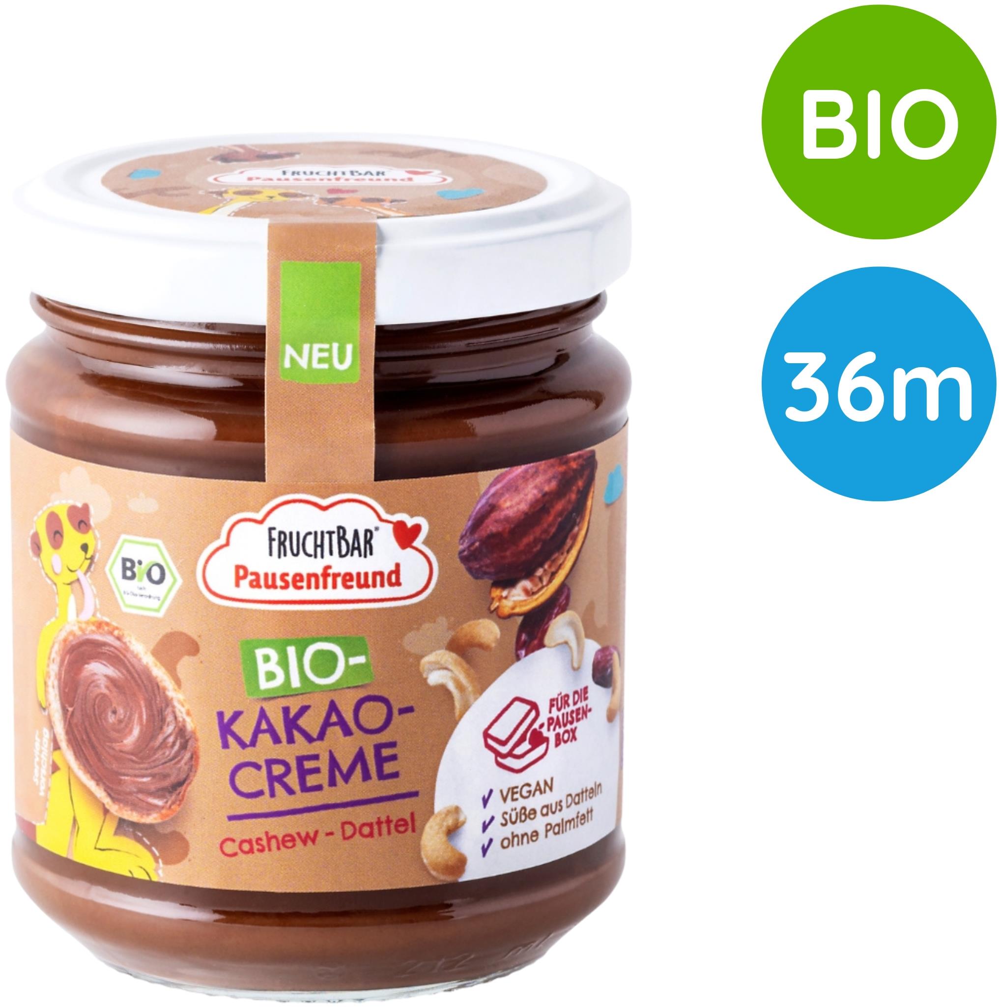 Fruchtbar BIO pomazánka kešu, datle, kakao 180 g