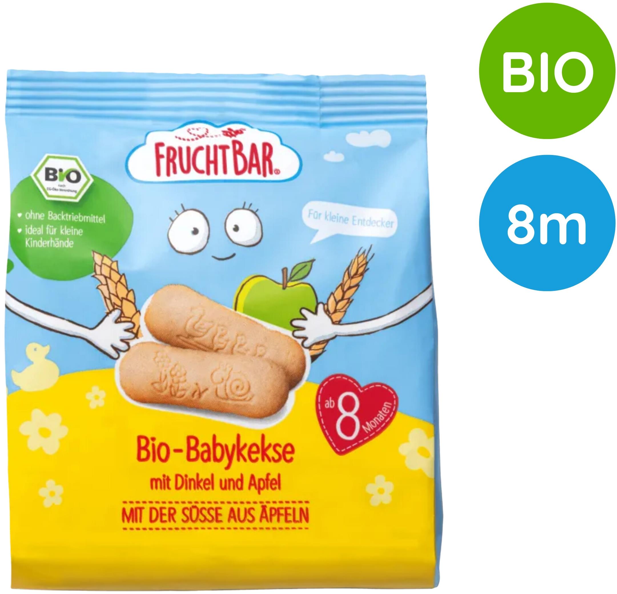 FruchtBar BIO špaldové sušienky s jablkami 100 g