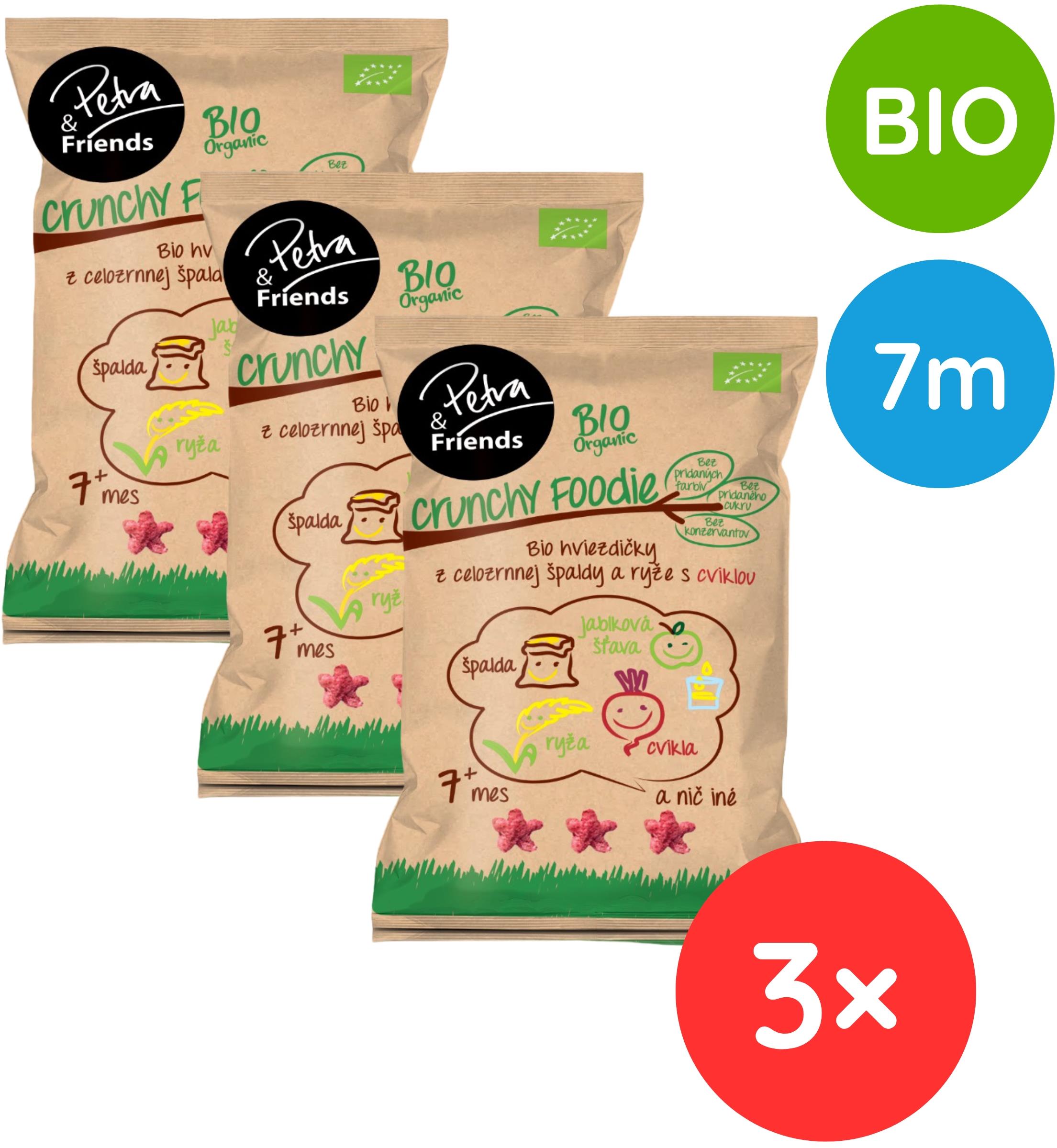 Petra & Friends BIO špaldové hviezdičky s ryžou a repou 3× 30 g