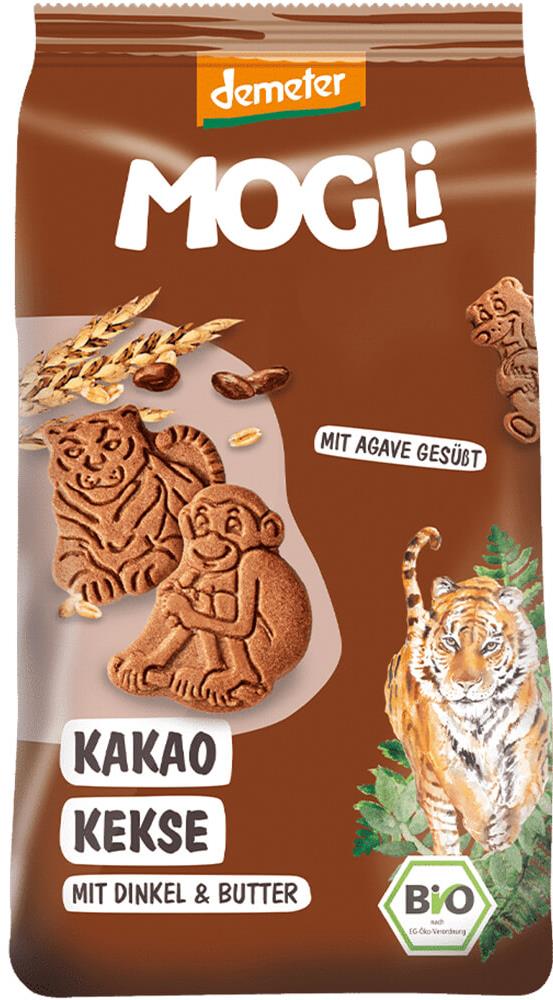 MOGLi BIO kakaové sušienky (certifikácia Demeter) 125 g