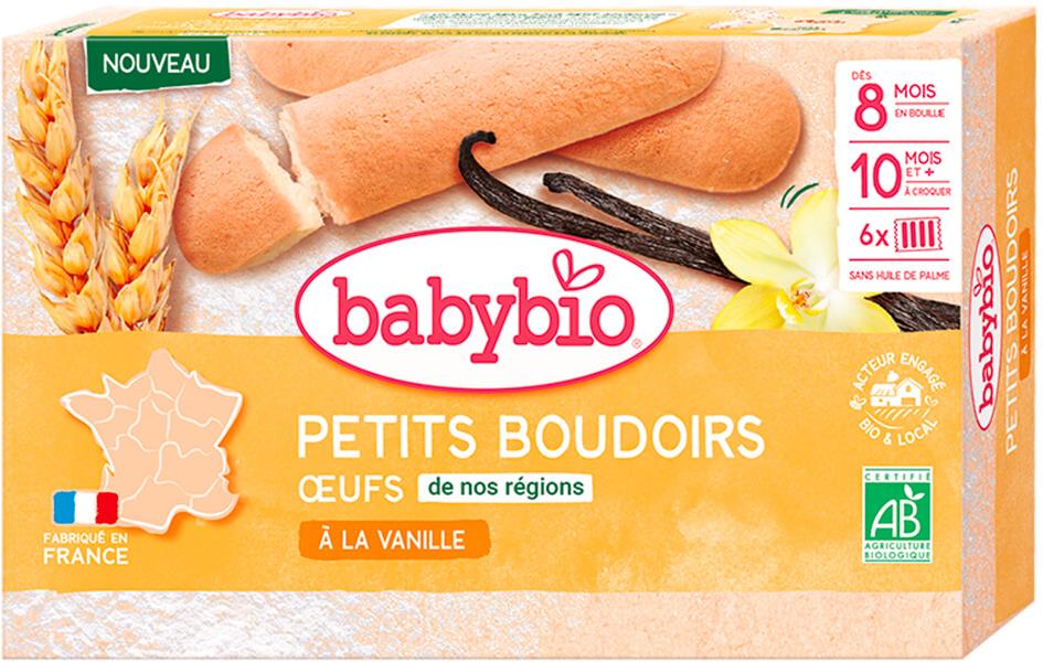 BABYBIO vanilkové piškóty 120 g