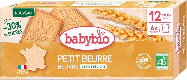 BABYBIO maslové sušienky 120 g