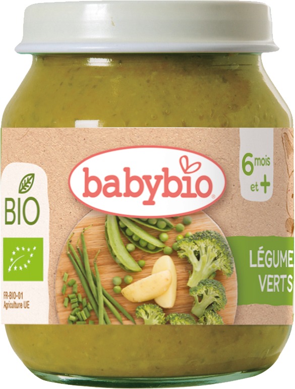 BABYBIO BIO zelená zelenina 130 g