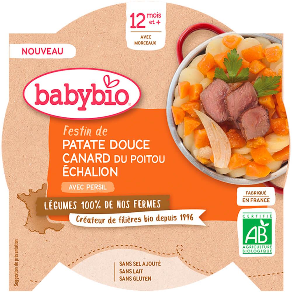 BABYBIO sladké zemiaky s kačacím mäsom 230 g