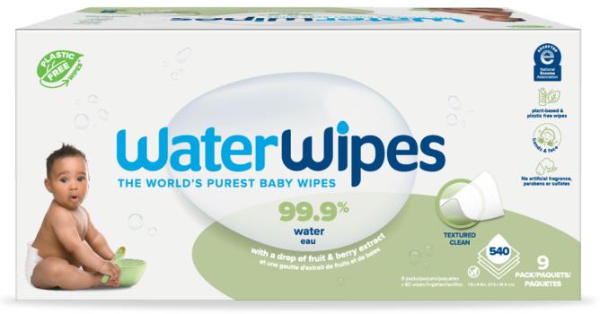 WATERWIPES Soapberry bez obsahu plastov 540 ks (9× 60 ks)