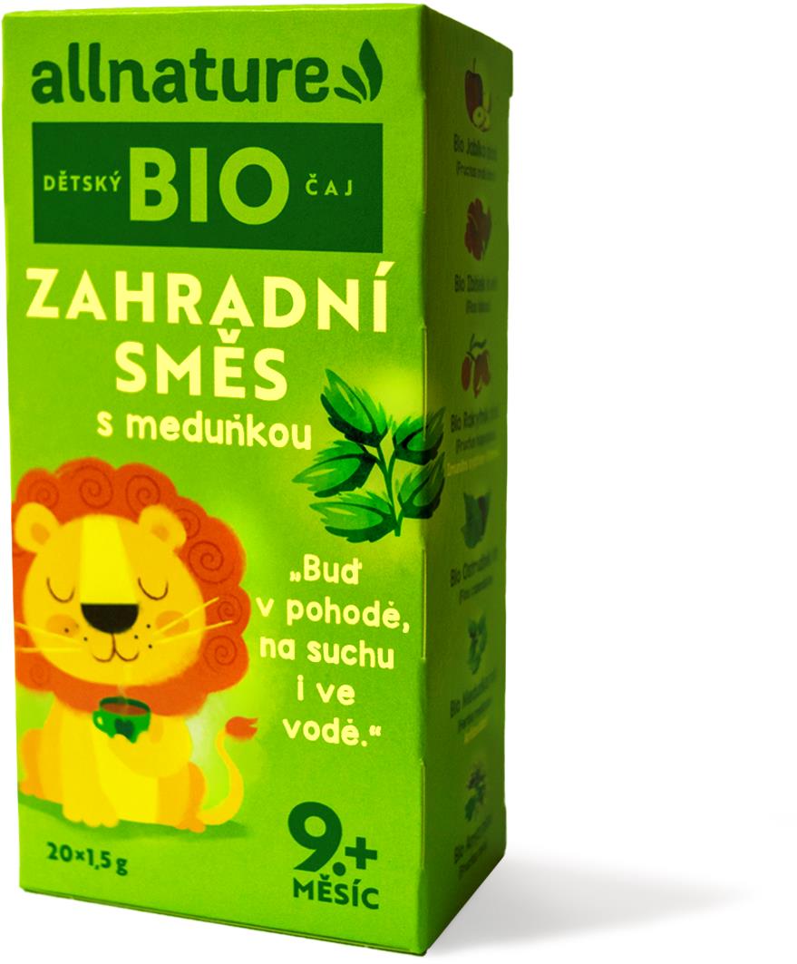 Allnature BIO Záhradná zmes s medovkou 20× 1,5 g