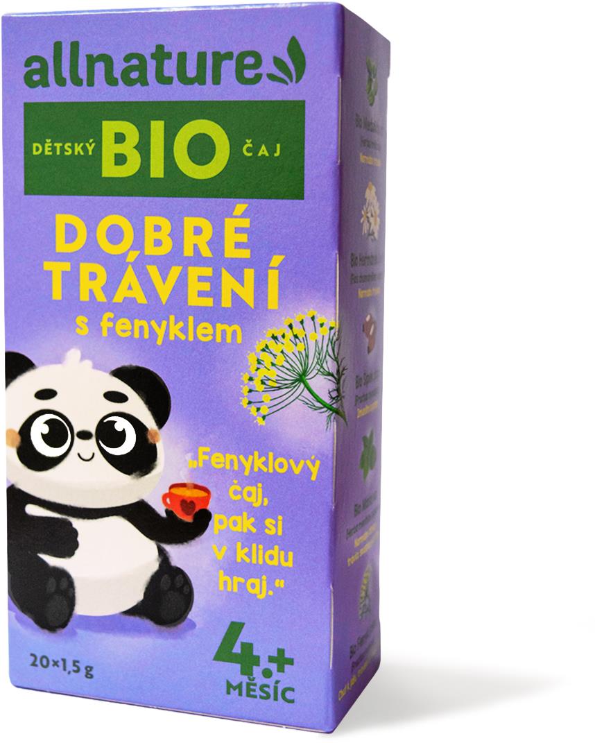 Allnature BIO Dobré trávenie s feniklom 20× 1,5 g