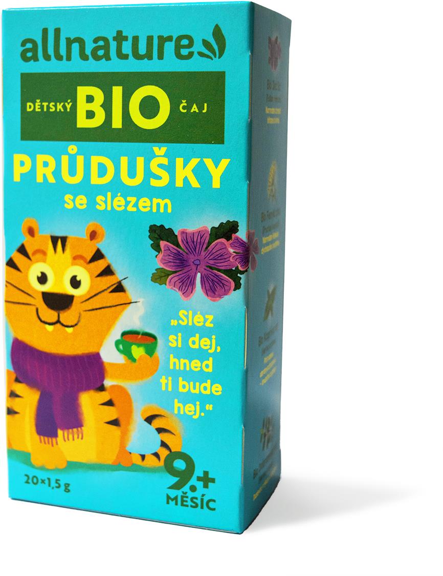 Allnature BIO Priedušky – so slezom 20× 1,5 g