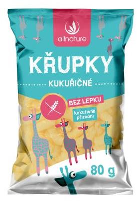 Allnature kukuričné chrumky 80 g