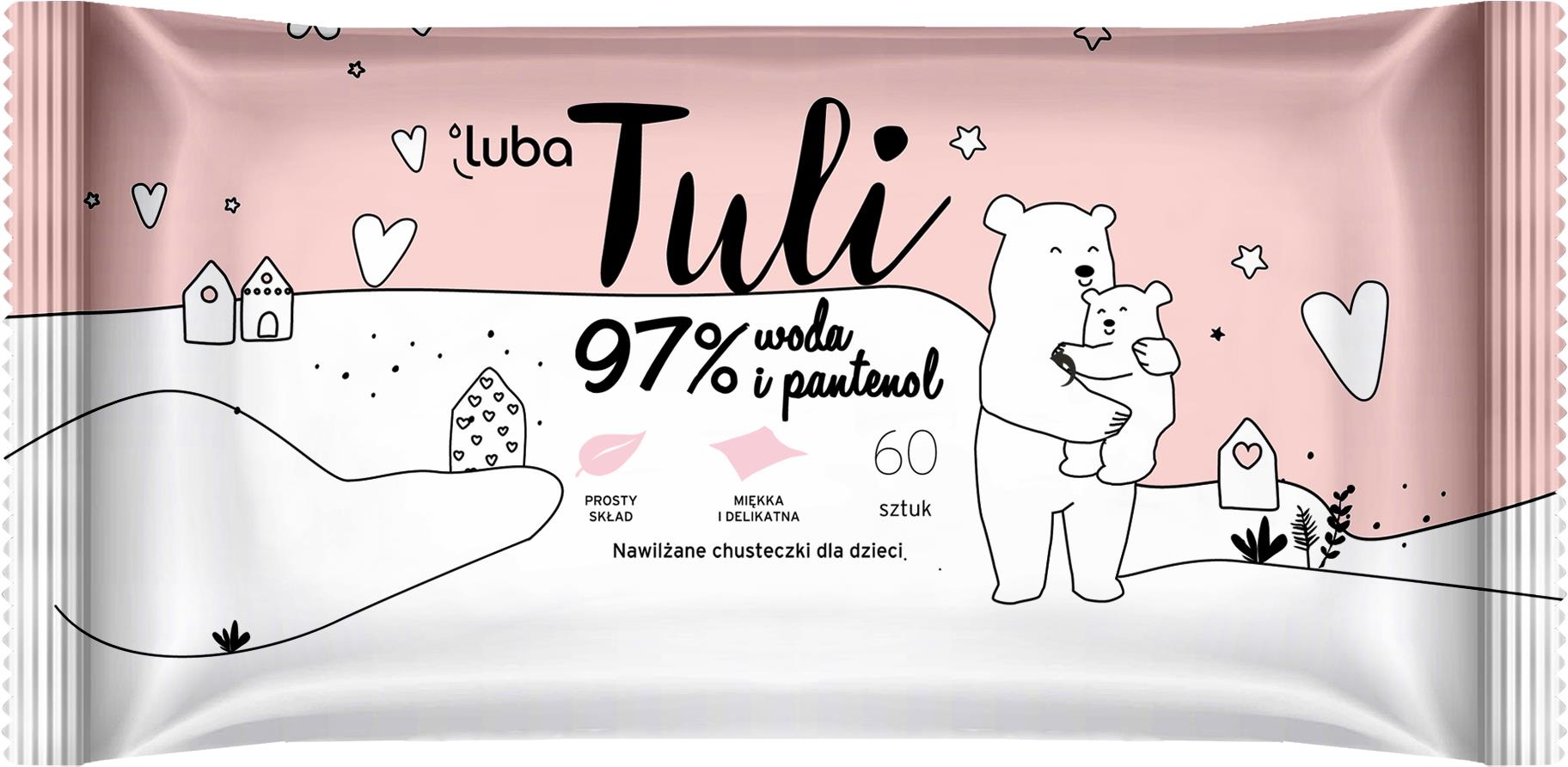 Luba Tuli 97 % vody s pantenolom 60 ks