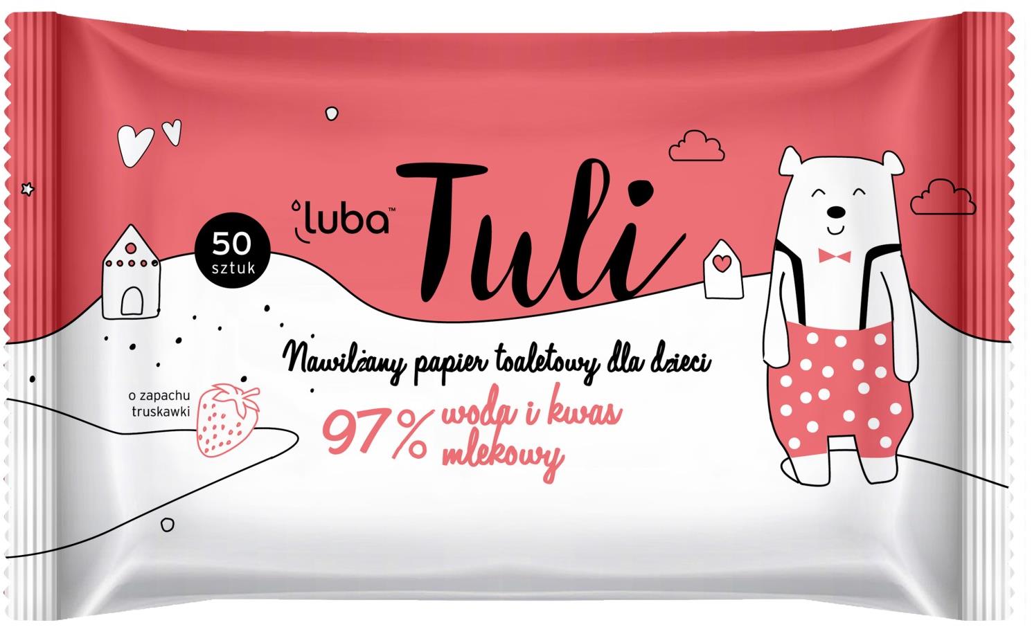 Luba Tuli 97 % vody s kyselinou mliečnou (50 ks)