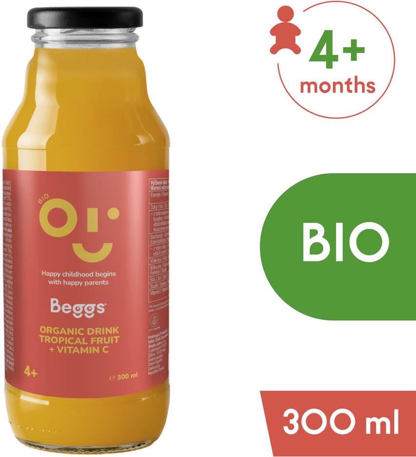 Beggs BIO Nápoj tropické ovocie 300 ml
