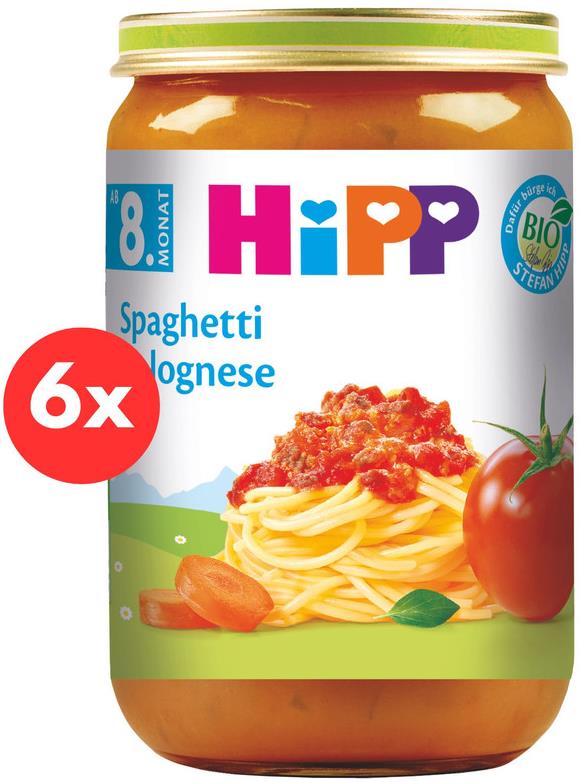 HiPP BIO Bolonské špagety 6× 220 g