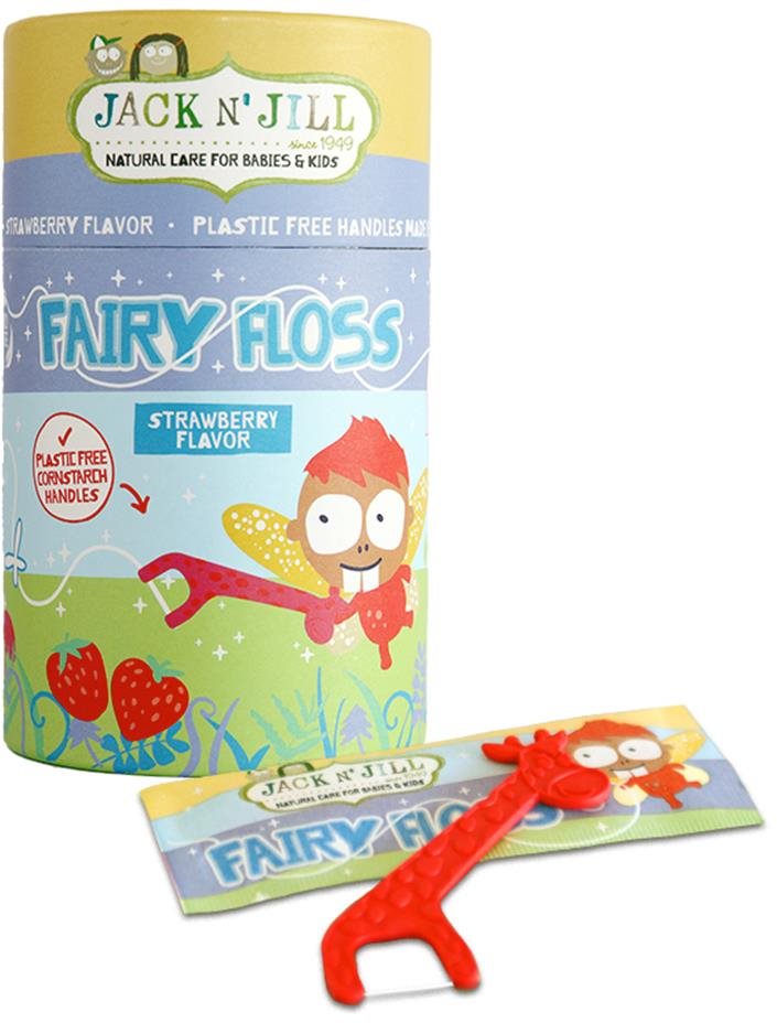 Jack N´Jill Fairy Floss zubná niť pre deti od 3 rokov, 30 ks
