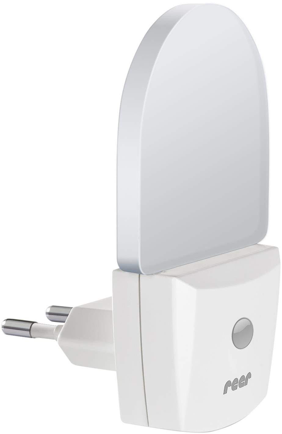 REER LED nočné svetlo senzor biele