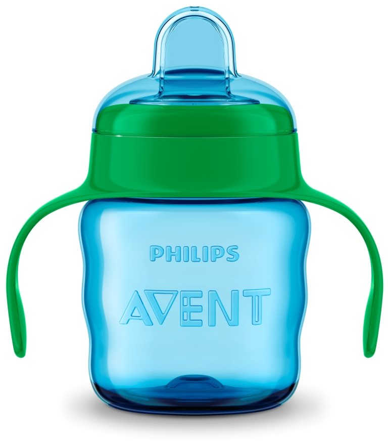 Philips AVENT SCF551/05 Hrnček pre prvé dúšky Classic 200 ml s držadlami 6m+ modrý