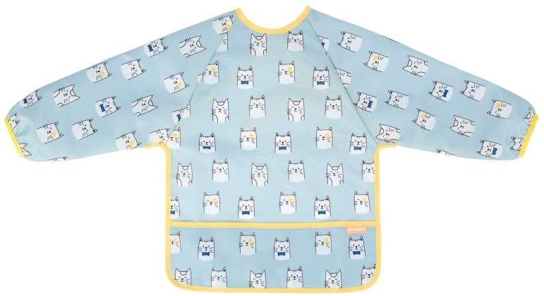 BADABULLE podbradník s rukávmi Soft Blue