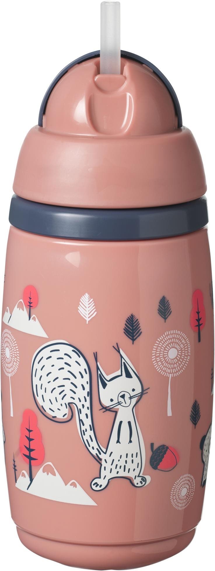 Tommee Tippee Superstar Netečúci športový hrnček 266 ml 12m+, Ružový