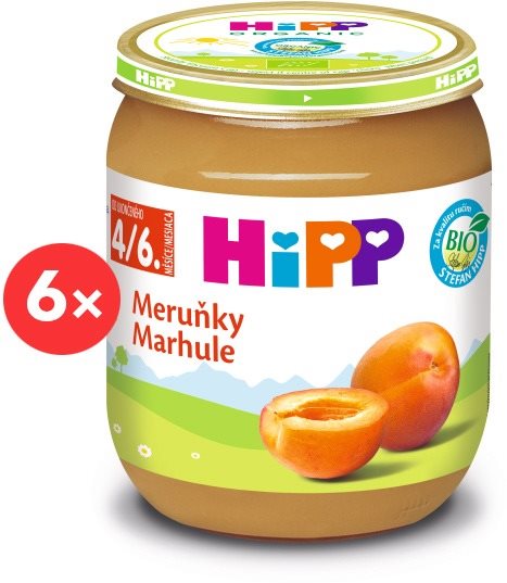 HiPP BIO Marhule – 6× 125 g