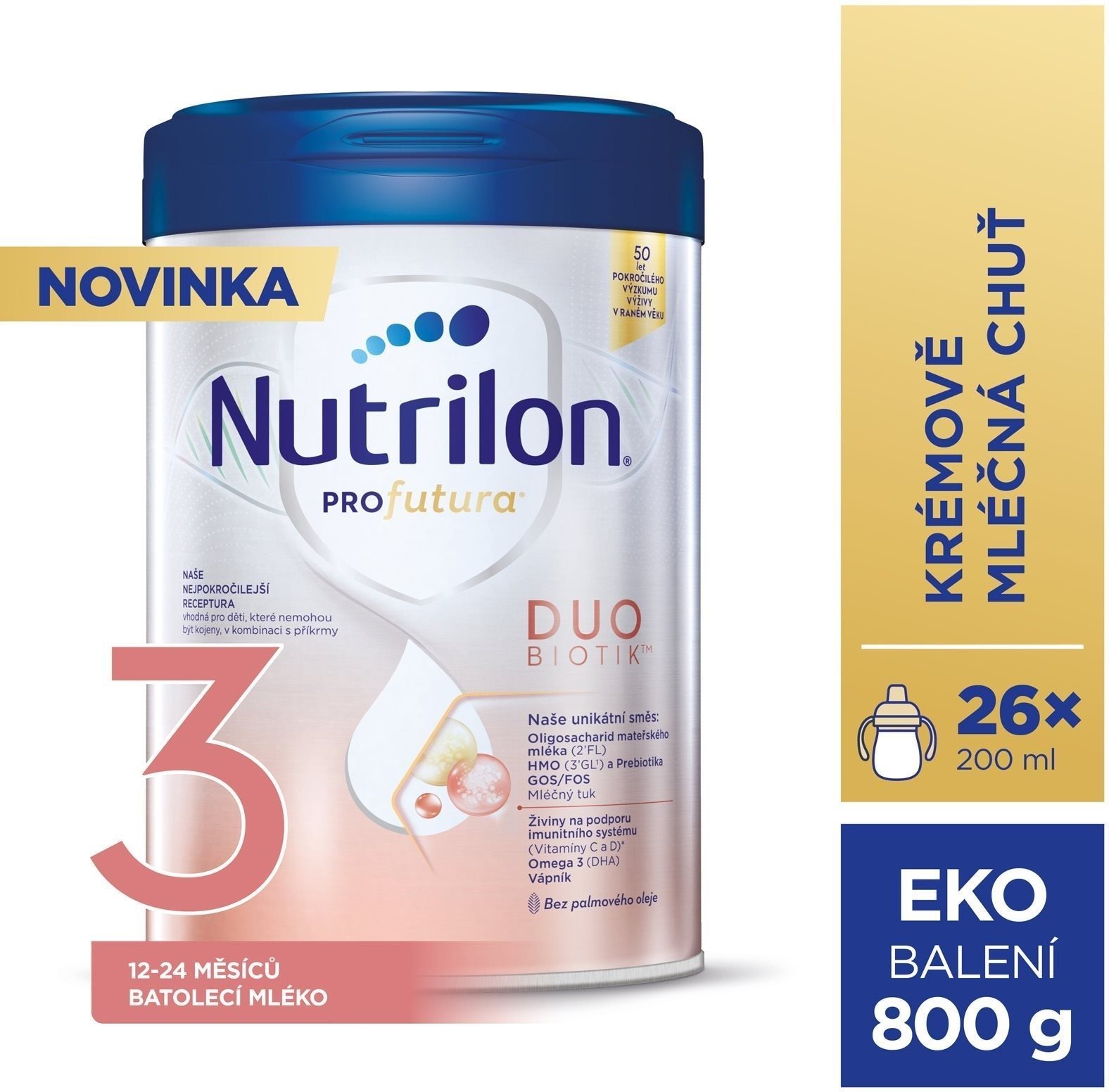Nutrilon Profutura Duobiotik 3 dojčenské mlieko 800 g