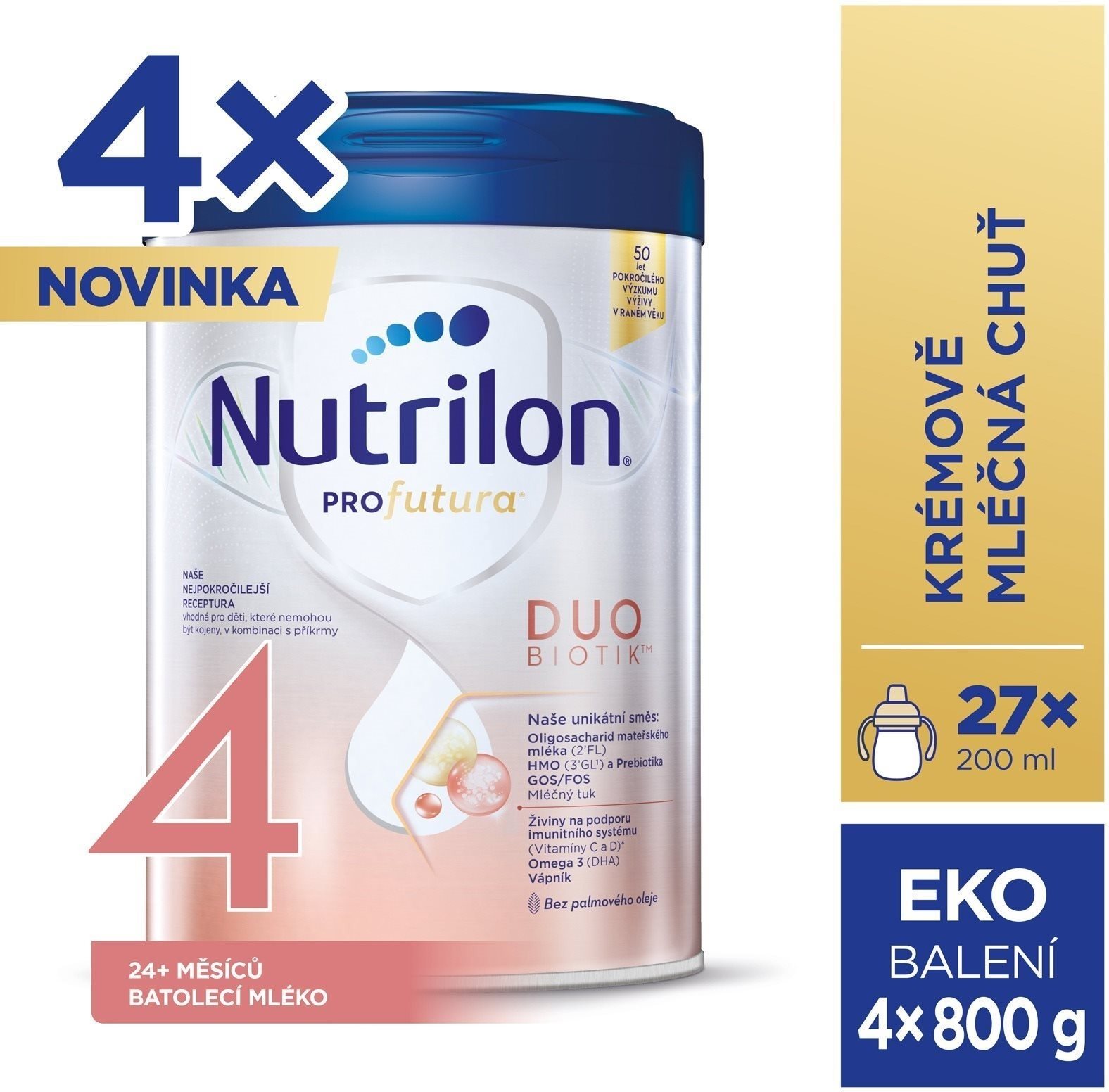 Nutrilon Profutura Duobiotik 4 dojčenské mlieko 4× 800 g
