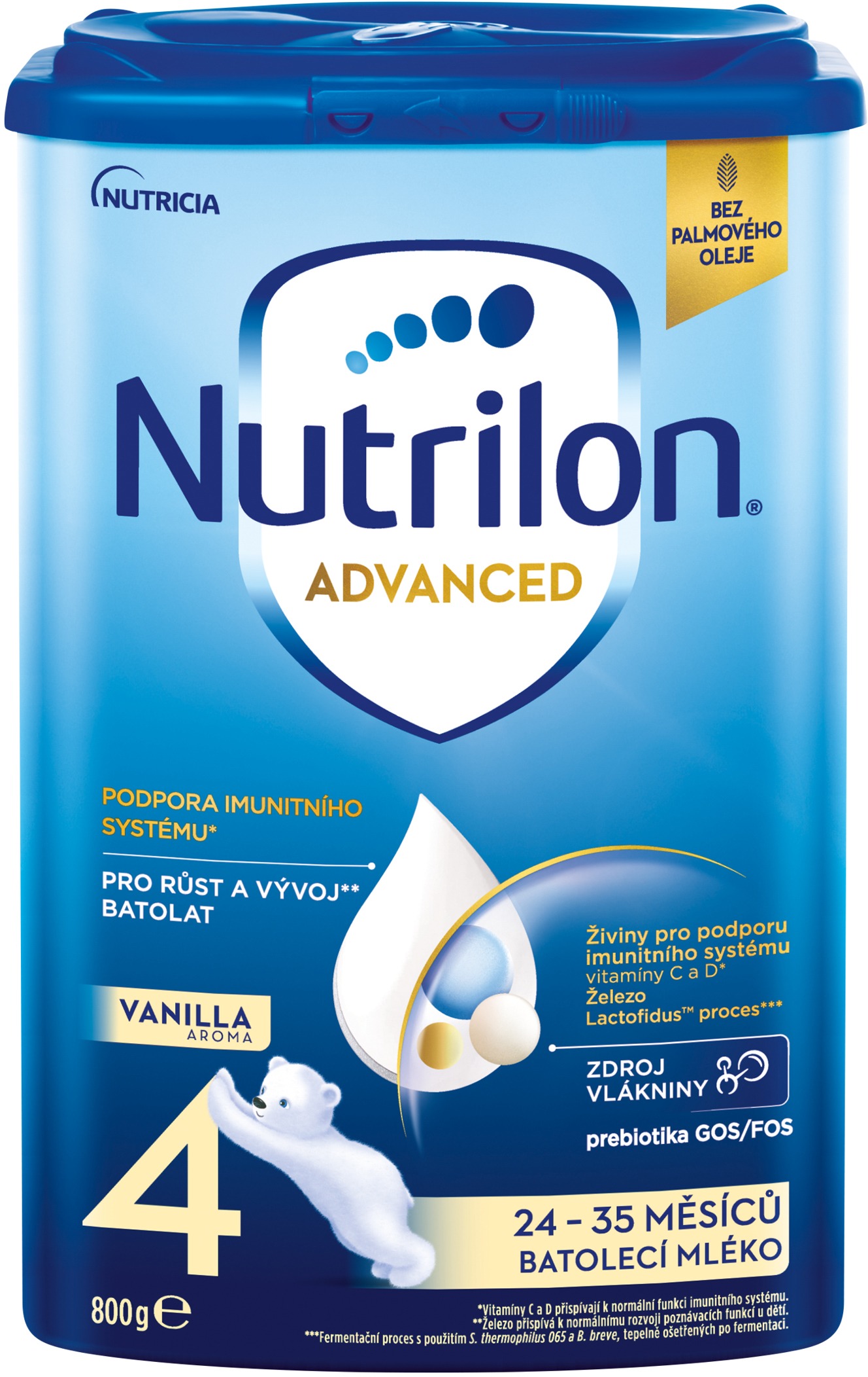 Nutrilon 4 Advanced Vanilla batoľacie mlieko 800 g, 24+