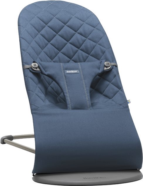 Babybjörn Ležadlo BLISS Midnight blue Woven classic