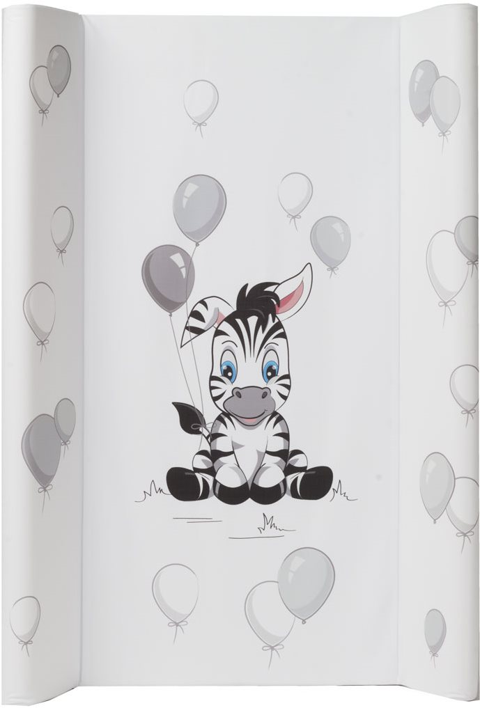 New Baby Prebaľovacia podložka Zebra biela 70 × 50 cm