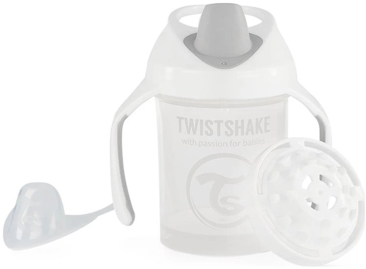 TWISTSHAKE Hrnček učiaci 230 ml – biela