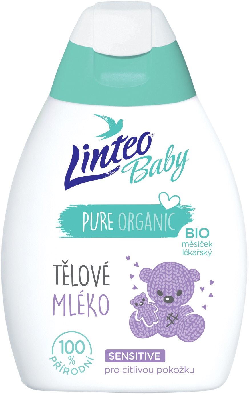 LINTEO BABY Telové mlieko s BIO nechtíkom lekárskym 250 ml